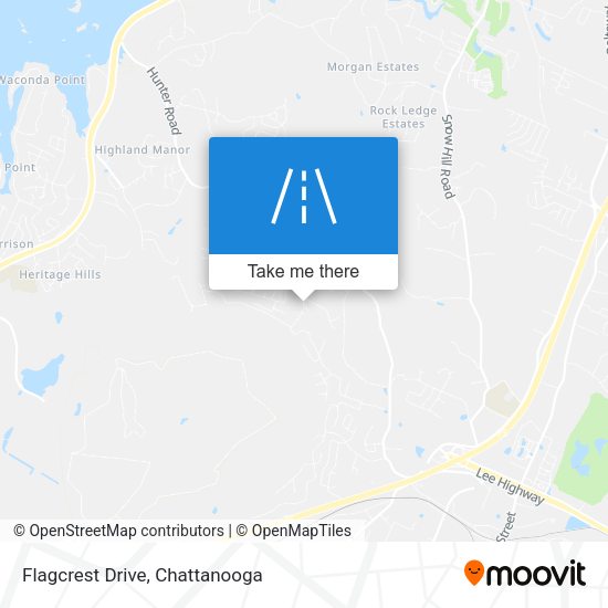 Flagcrest Drive map