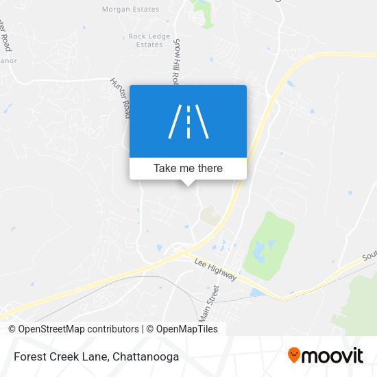 Mapa de Forest Creek Lane