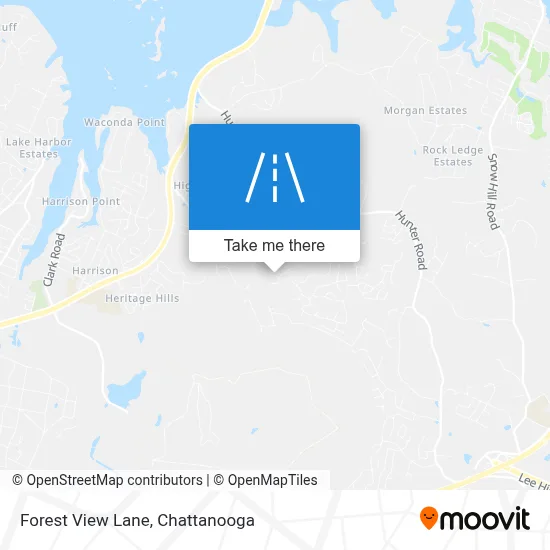 Forest View Lane map