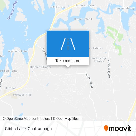 Mapa de Gibbs Lane