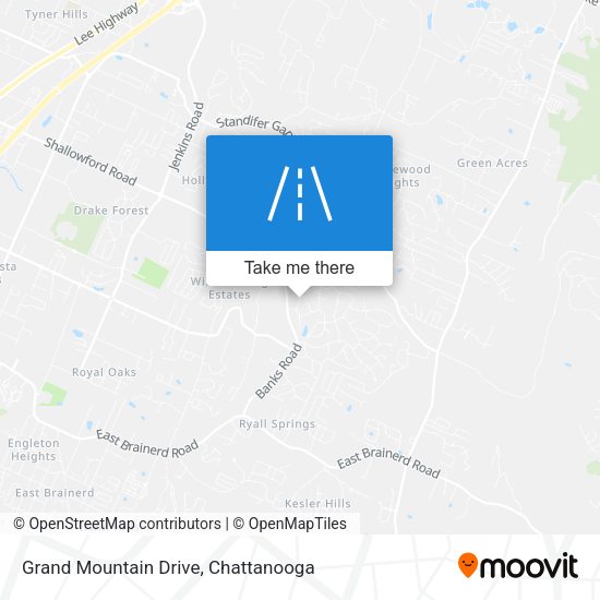 Grand Mountain Drive map
