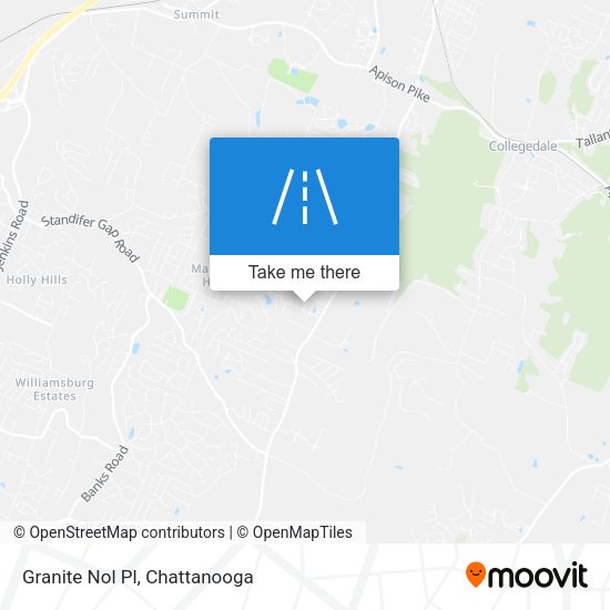 Granite Nol Pl map