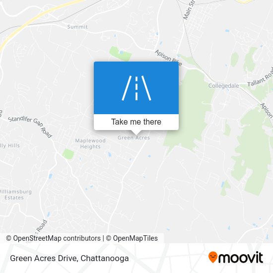 Green Acres Drive map
