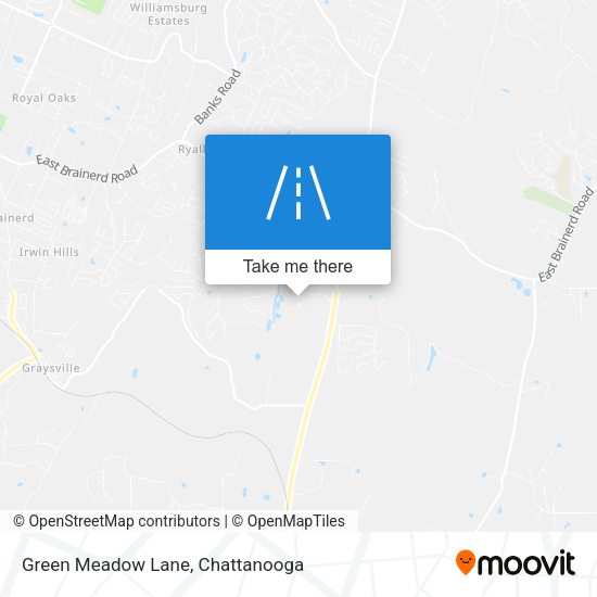 Green Meadow Lane map