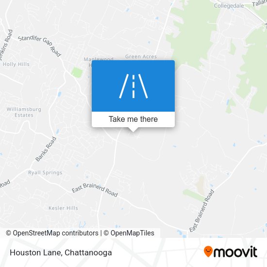 Mapa de Houston Lane