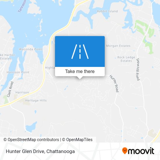 Mapa de Hunter Glen Drive
