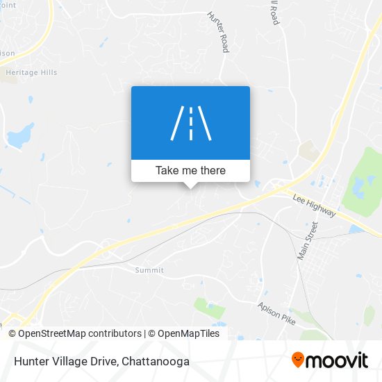 Hunter Village Drive map