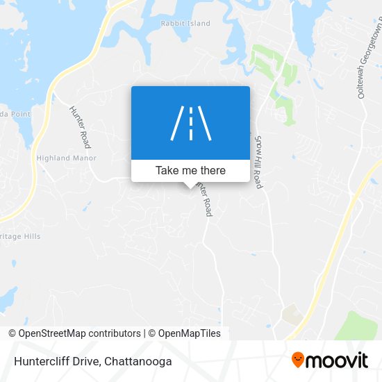 Mapa de Huntercliff Drive