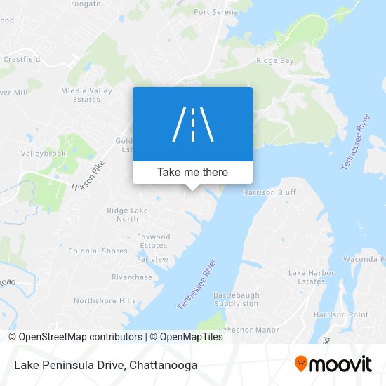 Mapa de Lake Peninsula Drive