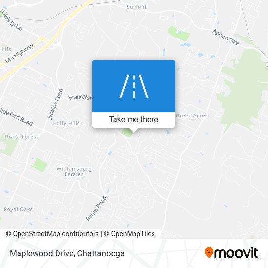 Maplewood Drive map