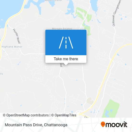 Mapa de Mountain Pass Drive
