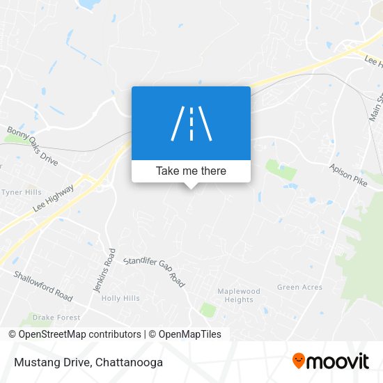 Mapa de Mustang Drive