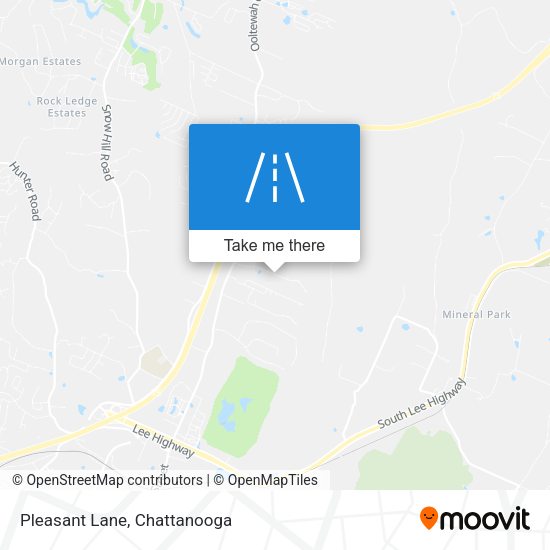 Mapa de Pleasant Lane