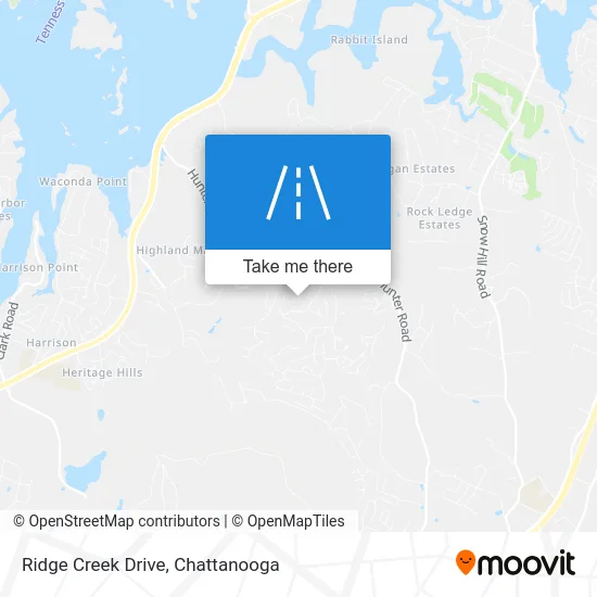 Ridge Creek Drive map