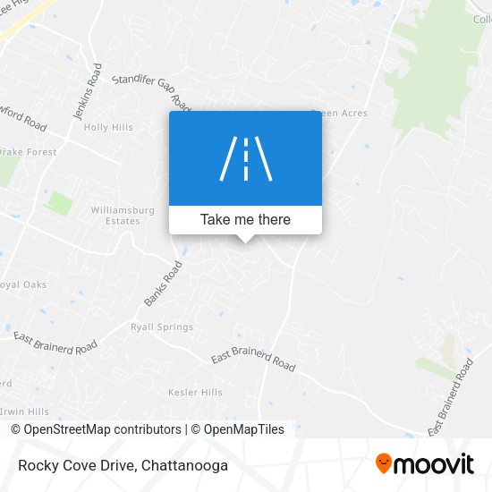 Mapa de Rocky Cove Drive