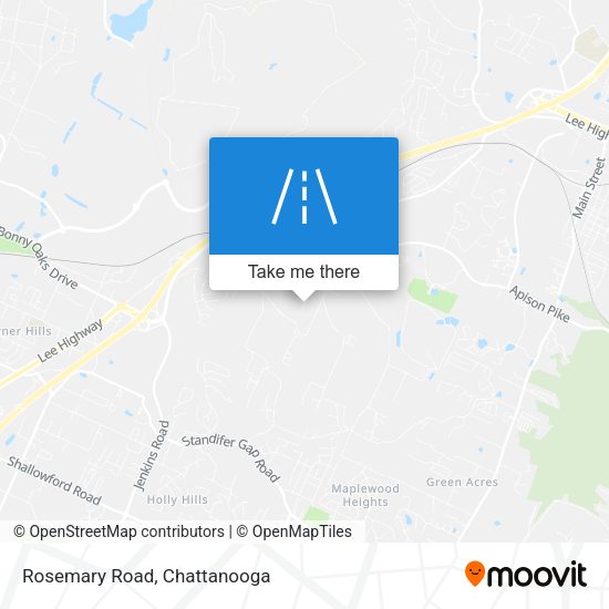 Mapa de Rosemary Road