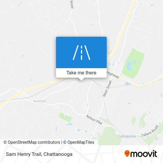 Sam Henry Trail map