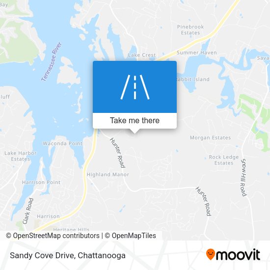Sandy Cove Drive map