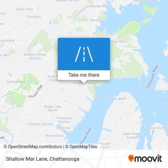 Mapa de Shallow Mar Lane
