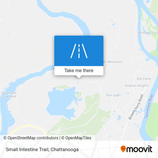 Small Intestine Trail map