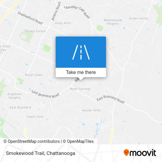 Smokewood Trail map