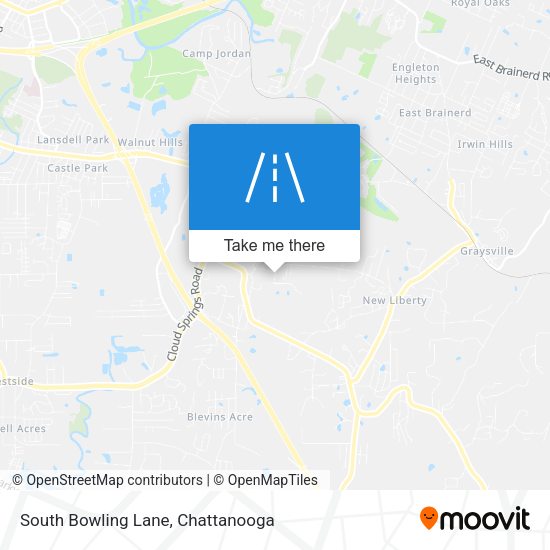 South Bowling Lane map