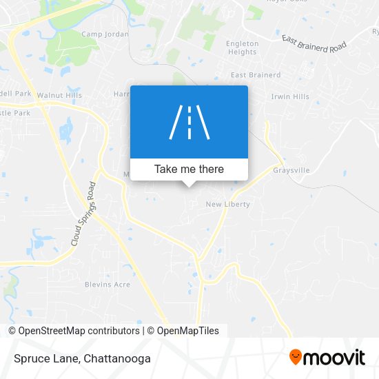 Mapa de Spruce Lane