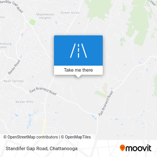 Mapa de Standifer Gap Road