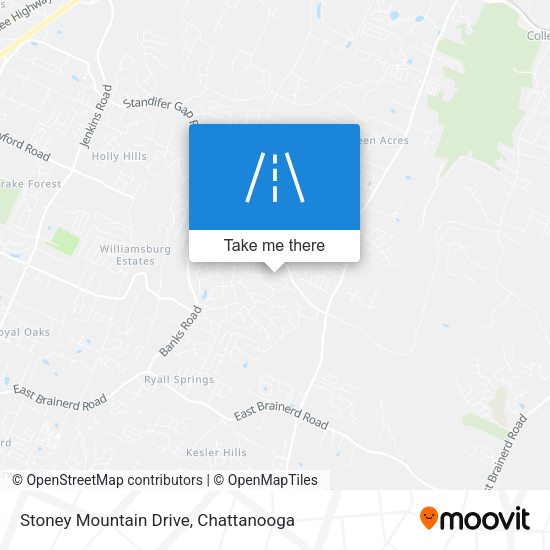 Mapa de Stoney Mountain Drive