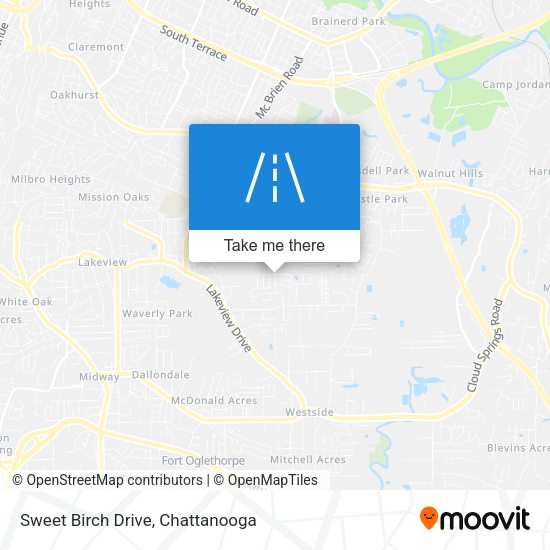 Mapa de Sweet Birch Drive