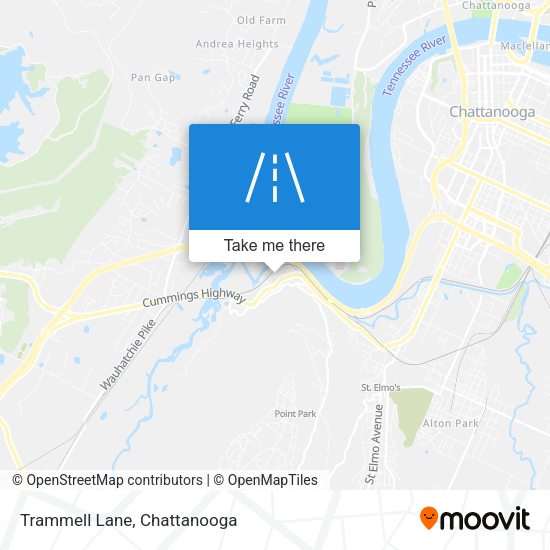 Trammell Lane map