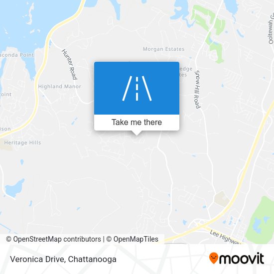 Veronica Drive map