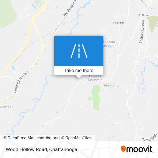 Wood Hollow Road map