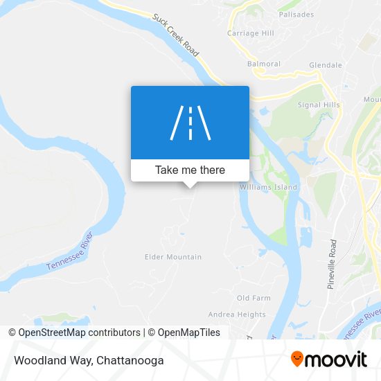Woodland Way map