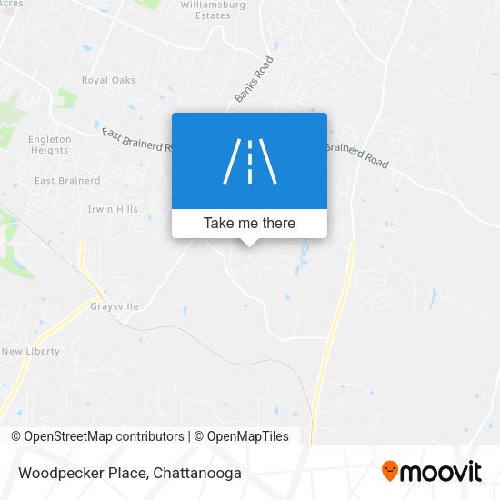 Mapa de Woodpecker Place