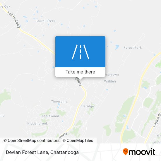 Mapa de Devlan Forest Lane