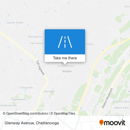 Glenway Avenue map