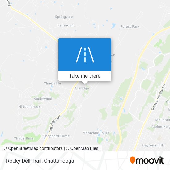 Rocky Dell Trail map