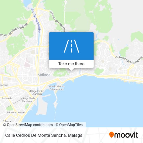 Calle Cedros De Monte Sancha map