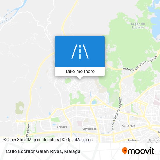 Calle Escritor Galán Rivas map