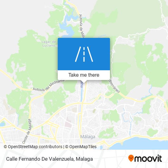 mapa Calle Fernando De Valenzuela