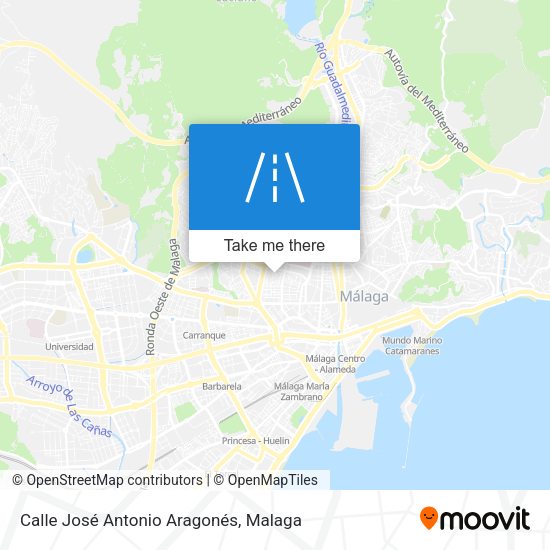 Calle José Antonio Aragonés map
