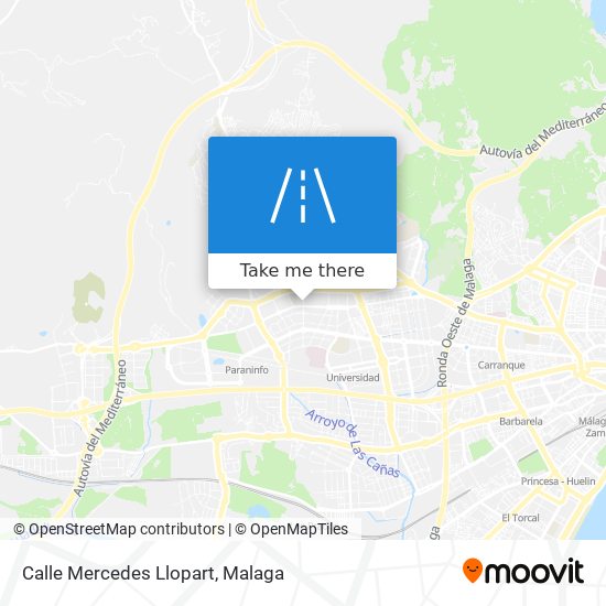 Calle Mercedes Llopart map