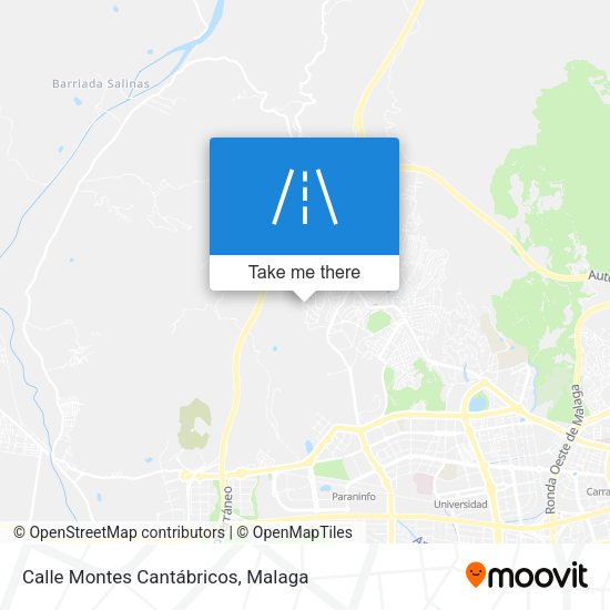 Calle Montes Cantábricos map