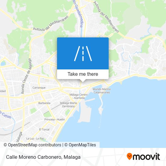 Calle Moreno Carbonero map