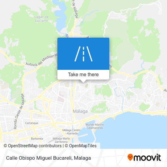 Calle Obispo Miguel Bucareli map