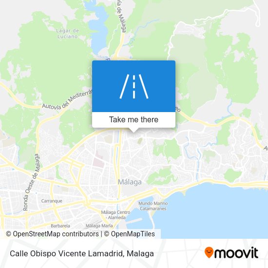 Calle Obispo Vicente Lamadrid map