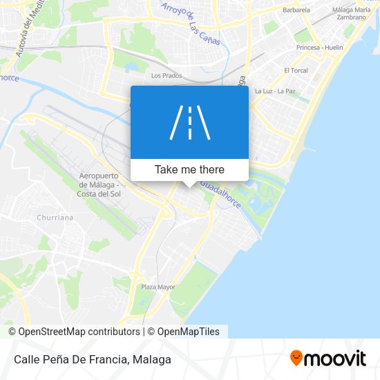 Calle Peña De Francia map