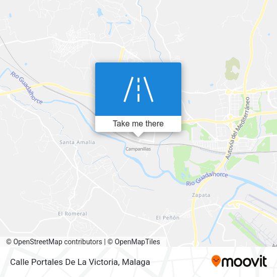 Calle Portales De La Victoria map