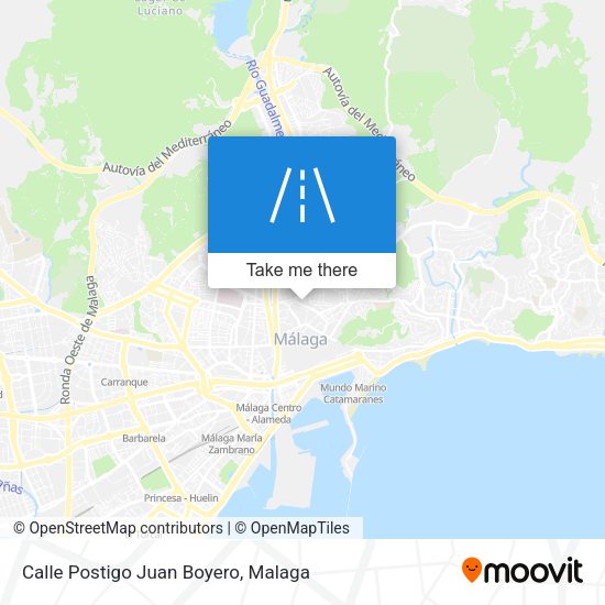 Calle Postigo Juan Boyero map
